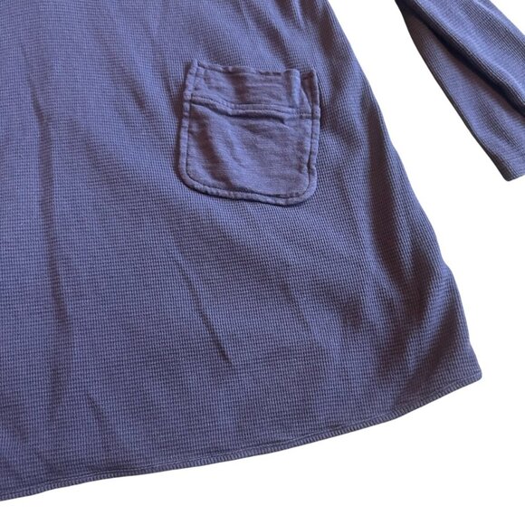 Soft Surroundings Take Two Textured Waffle Knit Tunic Top Purple Size XL Women's - Picture 3 of 12